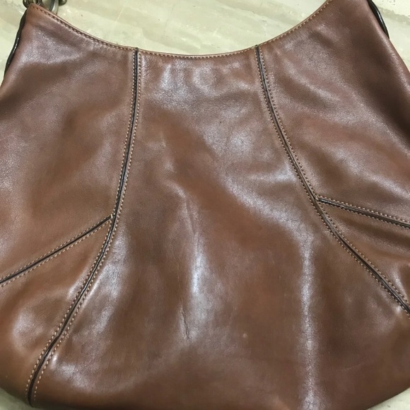 Brown Leather Shoulder Bag - Picture 2 of 5